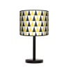 Black and yellow lampa stołowa duża Fotolampy