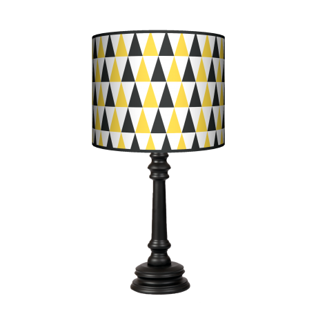 Black and yellow Queen lampa Fotolampy