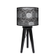 Fotolampa Grey - lampa stojąca mała orzech