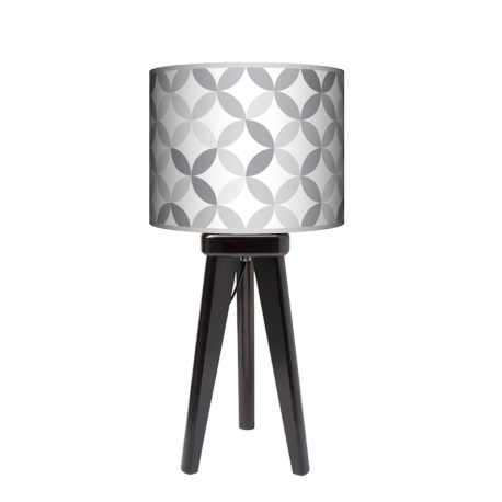 Fotolampa Light grey - lampa stojąca mała orzech