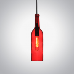 Butelka czerwona lampa wisząca VT-7558 V-TAC