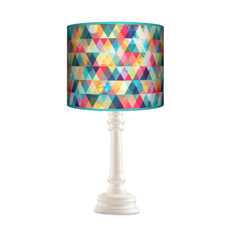 Fotolampa Kolorowa - lampa stojąca mała orzech