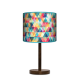 Fotolampa Kolorowa - lampa stojąca mała wenge