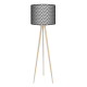 Modern trójnóg lampa drewniana duża Fotolampy