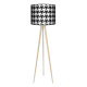 Pepitka trójnóg lampa drewniana duża Fotolampy