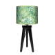 Palma lampa trójnóg drewniana mała Fotolampy