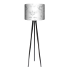 Marmur lampa trójnóg drewniana duża Fotolampy