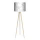 Marmur lampa trójnóg drewniana dużą Fotolampy