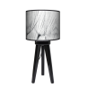 Dmuchawce lampa trójnóg drewniana mała Fotolampy