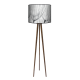 Dmuchawce lampa trójnóg drewniana duża Fotolampy
