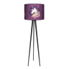 Tęczowy jednorożec trójnóg lampa drewniana duża Fotolampy