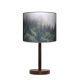Mgła lampa stojąca drewniana duża Fotolampy