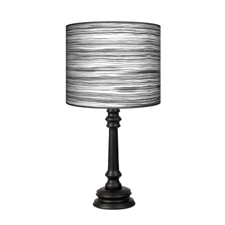 Zebra Queen lampa stojąca drewniana Fotolampy