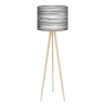 Zebra lampa trójnóg drewniana duża Fotolampy
