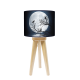 Moon lampa trójnóg drewniana mała Fotolampy