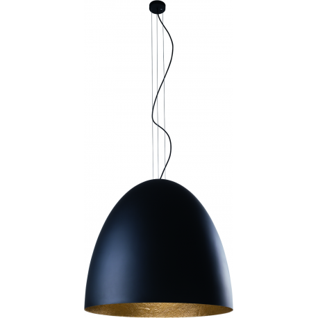 Egg XL lampa wisząca czarna 9026 Nowodvorski