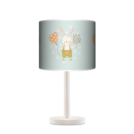 Bunny Boy lampka stołowa drewniana duża Fotolampy