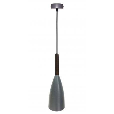 Flen lampa wisząca szara 50101262 Ledea