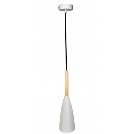 Trosa lampa wisząca biała 50101265 Ledea