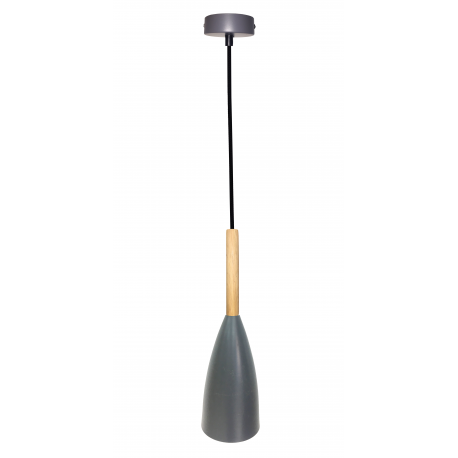 Trosa lampa wisząca szara 50101266 Ledea