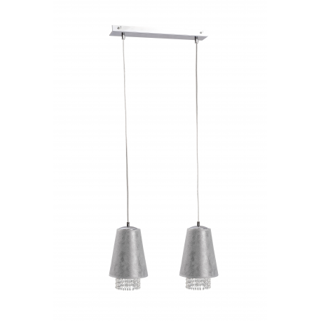 Molly Crystal Silver lampa wisząca 542 Keter Lighting