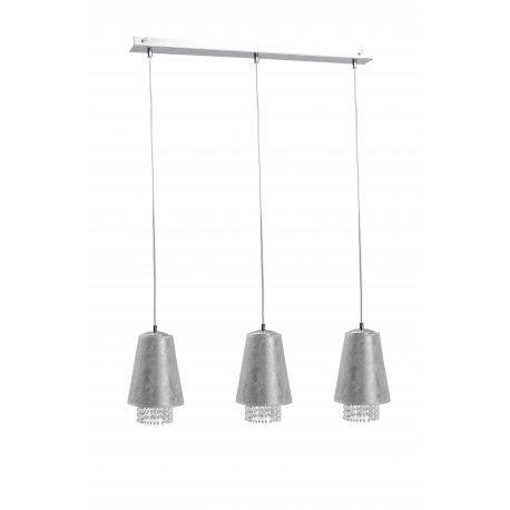 Molly Crystal Silver lampa wisząca 543 Keter Lighting