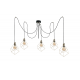 Taho Gold lampa wisząca 595 Keter Lighting