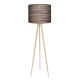 Rattan trójnóg lampka drewniana duża Fotolampy