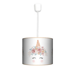 Floral Unicorn lampa wisząca mała Fotolampy