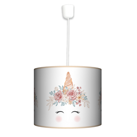 Floral Unicorn lampa wisząca duża Fotolampy
