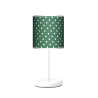 Kropki butelkowa zieleń lampka EKO Fotolampy