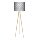 Kropki szare trójnóg lampa wisząca duża Fotolampy