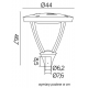 Mars lampa masztowa MLS-LB-22A SU-MA