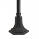 Retro midi lampa stojąca średnia czarna