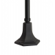 Retro classic lampa stojąca średnia czarna