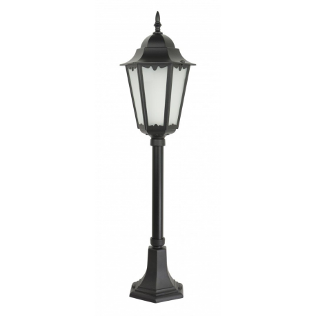 Retro classic II lampa stojąca średnia czarna