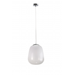 Smoky White/Silver lampa wisząca 1026 Keter Lighting