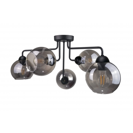 Cosmo Black lampa wisząca 1198 Keter Lighting