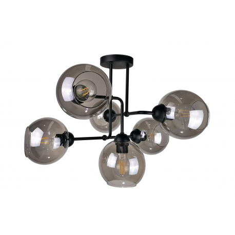 Cosmo Black lampa wisząca 1298 Keter Lighting