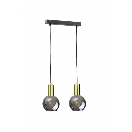 Supra Black/Gold lampa wisząca 1243 Keter Lighting