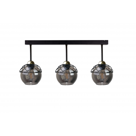 Mera Gold/Black plafon 1540 Keter Lighting