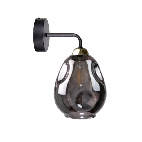 Loki Black Gold kinkiet 1573 Keter Lighting