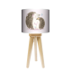 Jeżowelove trójnóg lampka drewniana mała Fotolampy
