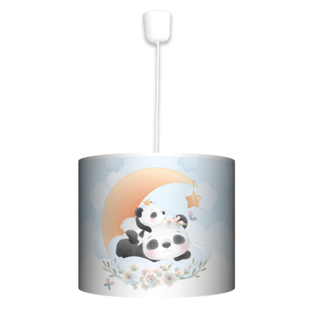 Cute Panda lampa wisząca duża Fotolampy