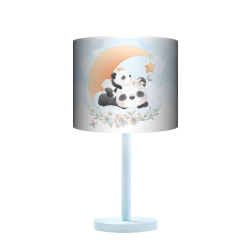 Cute Panda lampkadrewniana duża Fotolampy