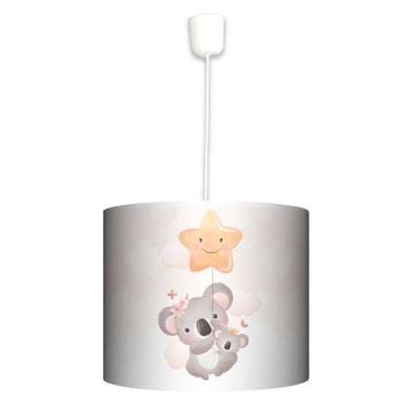 Koala z balonikiem lampa wisząca duża Fotolampy