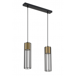 Fobia lampa wisząca czarny złoty 33452 Sigma