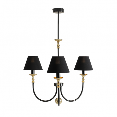 Roma Black lampa wisząca 1118E1 Aldex