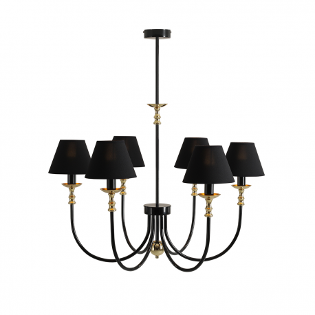 Roma Black lampa wisząca 1118K1 Aldex