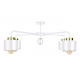 Simply White/Gold lampa wisząca 2389 Keter Lighting